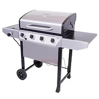 Thermos 4-Burner Portable Propane Grill - Stainless Steel - OPEN BOX