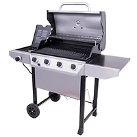 Thermos 4-Burner Portable Propane Grill - Stainless Steel - OPEN BOX
