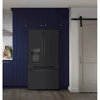 22.2 Cu. Ft. Black Slate Counter Depth French Door Refrigerator