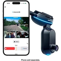 iQ 2K Smart Dash Cam with Wi-Fi and GPS - Black