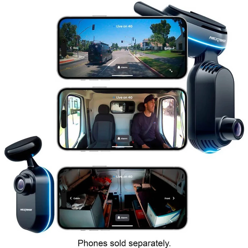 iQ 4K Smart Dash Cam with Wi-Fi and GPS - Black