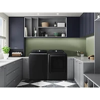 7.4 Cu. Ft. Black Top Load High Efficiency Smart Electric Dryer