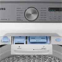5.5 Cu. Ft. White High-Efficiency Top Load Smart Washer with Impeller