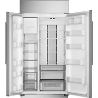 25.1 Cu. Ft. Custom Panel Ready Counter-Depth Side-by-Side Smart Refrigerator