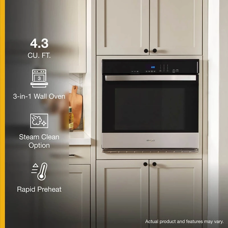 27 inch Stainless Steel Built-In Single Electric Wall Oven