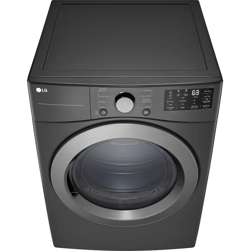 7.4 Cu. Ft. Middle Black Ultra Large Capacity Front Load Electric Dryer - OPEN BOX