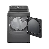 7.3 Cu. Ft. Monochrome Gray Top Load High Efficiency Smart Electric Dryer