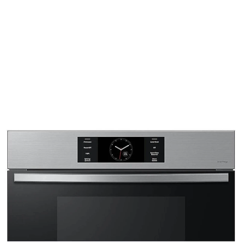 30 inch Bespoke Stainless Built-In Electric Convection Combination Wall Oven with Microwave