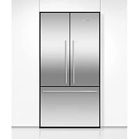 20.1 Cu. Ft. Stainless Steel 3-Door French Door Counter Depth Refrigerator