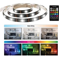 6.5 ft. Multi-color and Multi-White LED Light Strip - OPEN BOX