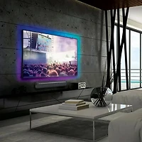 12 Ft. RGB LED Sound Reactive Light Strip with Remote Control - OPEN BOX