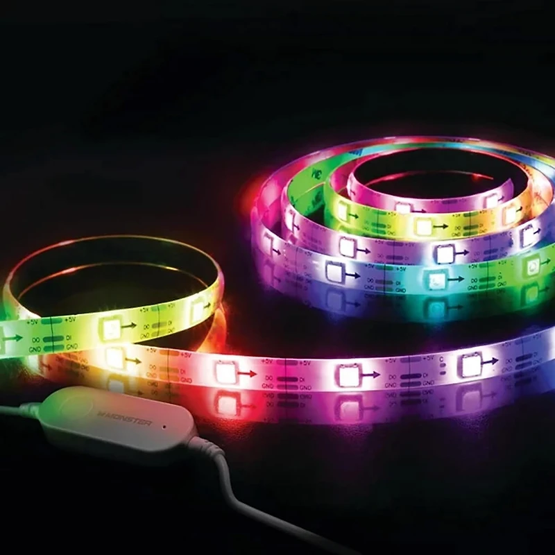 16.4ft Sound Reactive Smart Multi-Color Color Flow LED Light Strip
