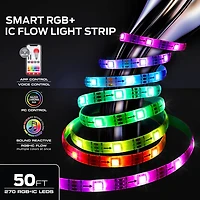50 Ft. RGB + IC Flow Smart Light Strip - OPEN BOX