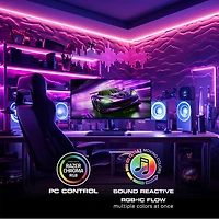 50 Ft. RGB + IC Flow Smart Light Strip - OPEN BOX