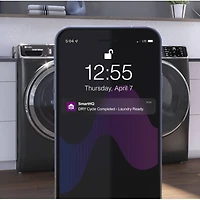 7.8 Cu. Ft. Sapphire Blue Front Load Stackable Smart Electric Dryer 