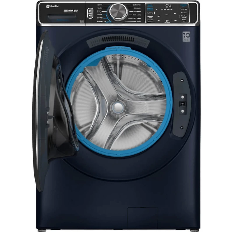 5.3 Cu. Ft. Sapphire Blue Front Load Stackable Smart Washer