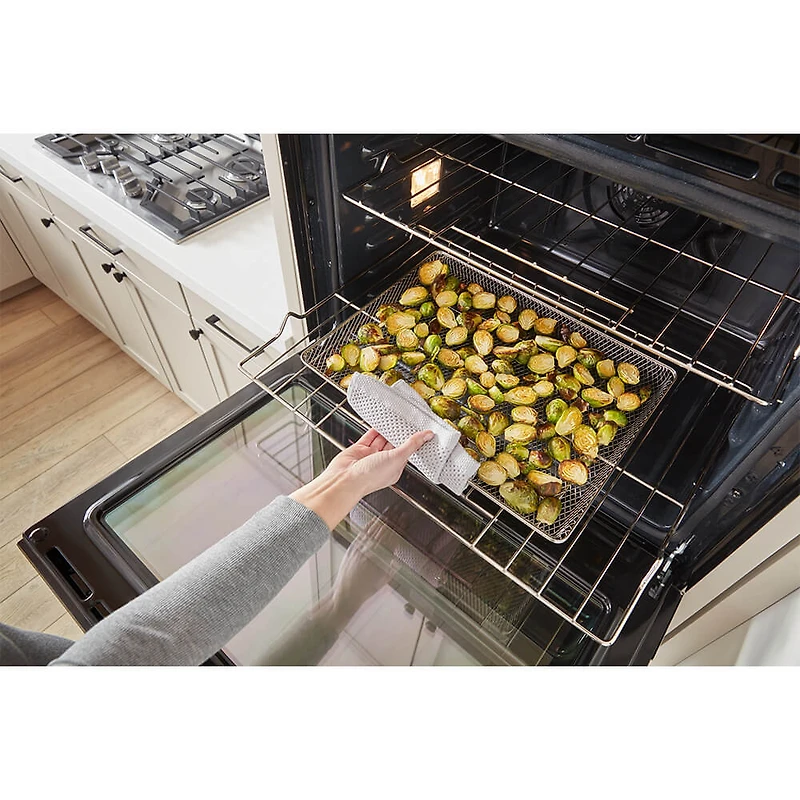 30 inch White Built-In Electric Double Wall Oven