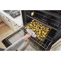 30 inch White Built-In Electric Double Wall Oven