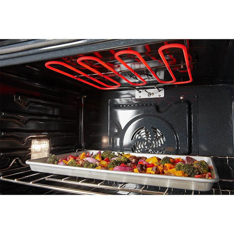 30 inch White Built-In Electric Double Wall Oven