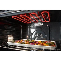 30 inch White Built-In Electric Double Wall Oven