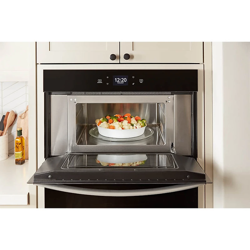 30 inch White Built-In Electric Double Wall Oven
