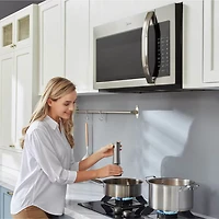 1.7 Cu. Ft. Stainless Steel Over-the-Range Microwave