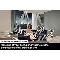 Q-Series 11.1.4 Channel Wireless Dolby Atmos Soundbar + Rear Speakers w/ Q-Symphony