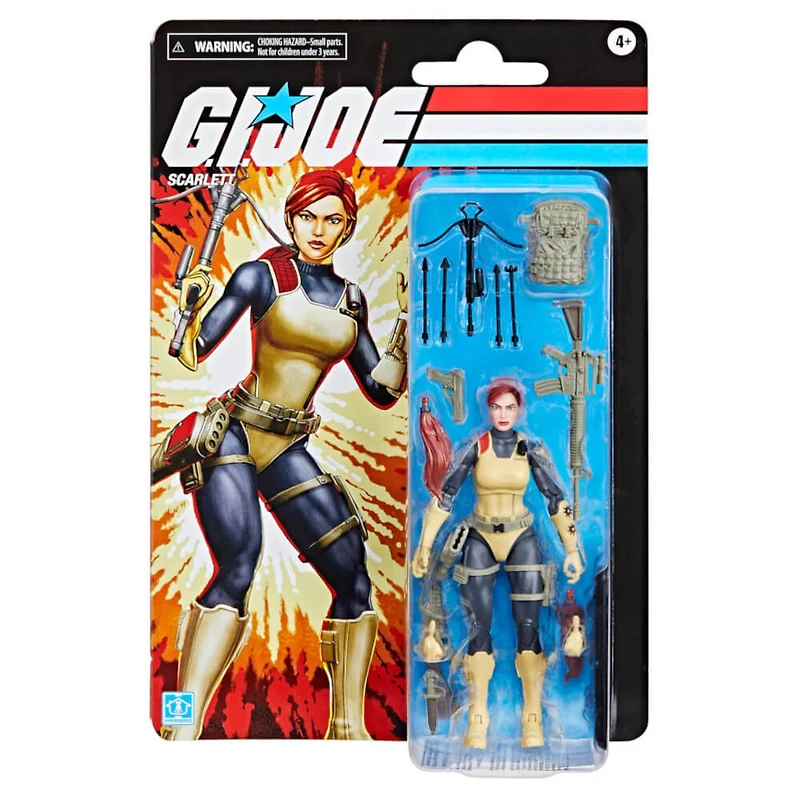 6 inch G.I. Joe Classified Series Retro Cardback Scarlett Action Figure