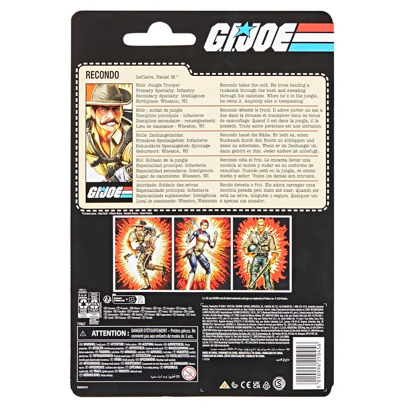 6 inch GI Joe Classified Series Retro Cardback Recondo Action Figure