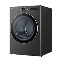 7.4 Cu. Ft. Black Stainless Front Load Stackable Smart Gas Dryer