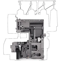 X5004-HD Heavy Duty OverLock Serger Machine - Factory Refurbished