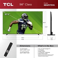 98 inch QM7 Q-Class LED 4K UHD HDR Smart Google TV  inchOPEN BOX inch