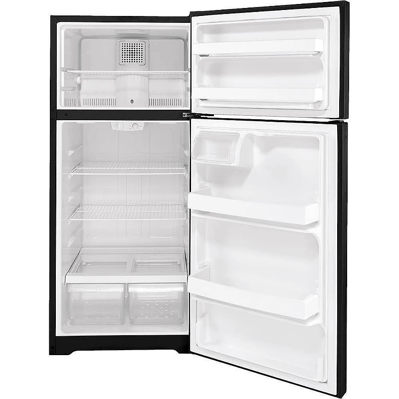 16.6 Cu. Ft. Black Top Freezer Refrigerator