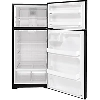 16.6 Cu. Ft. Black Top Freezer Refrigerator