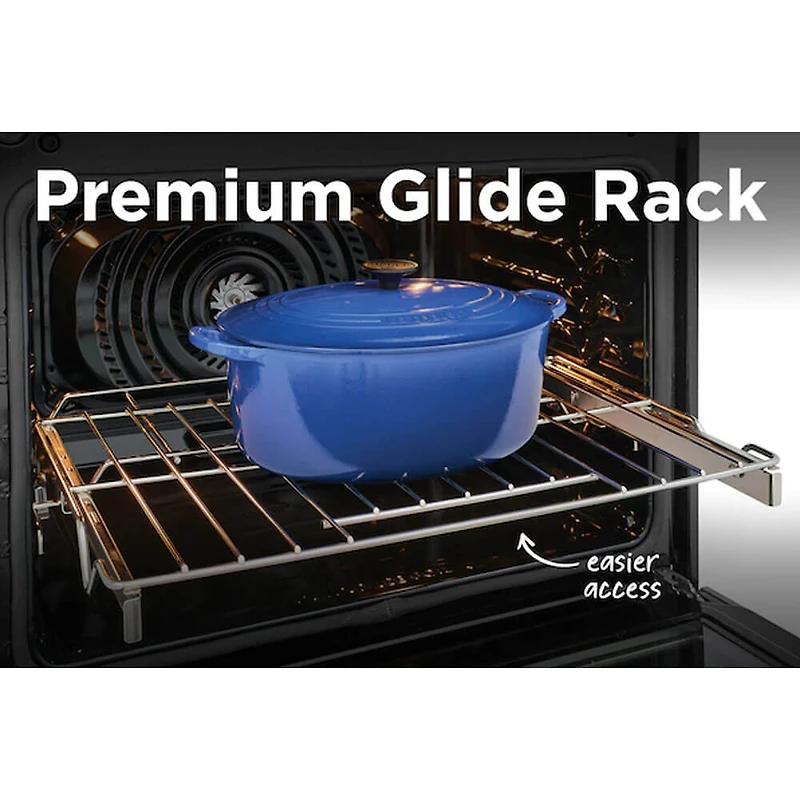 6.2 Cu. Ft. Stainless Slide-In Electric Convection Range with Air Fry