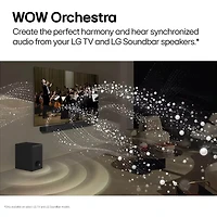Home Theater Soundbar Channel with Rear Speakers and WOW Orchestra