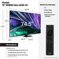 75 inch Class QN85D Neo QLED 4K Smart TV