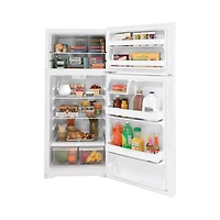 16.6 Cu. Ft. White Top-Freezer Refrigerator 