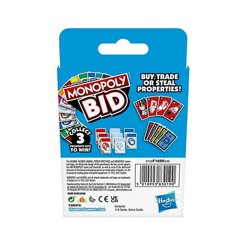Monopoly Bid Game