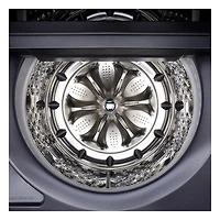 5.5 Cu. Ft. Matte Black Mega Capacity Top Load Washer w/ EasyUnload