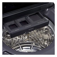 5.5 Cu. Ft. Matte Black Mega Capacity Top Load Washer w/ EasyUnload