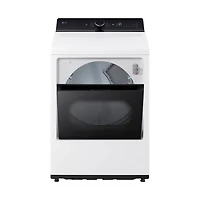 7.3 Cu. Ft. Ultra Large Capacity Top Load High Efficiency White Electric Dryer