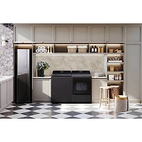7.3 Cu. Ft. Matte Black Top Load High Efficiency Smart Electric Dryer