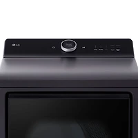 7.3 Cu. Ft. Matte Black Top Load High Efficiency Smart Electric Dryer
