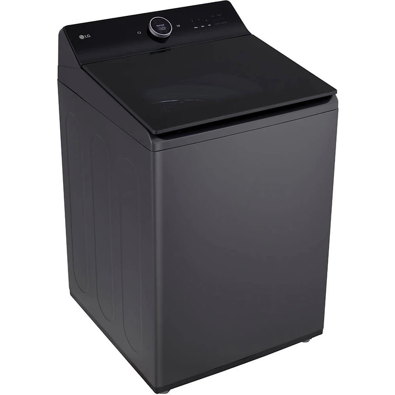 5.5 Cu. Ft. Matte Black Top Load High Efficiency Smart Washer with Built-In Faucet