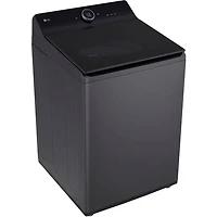 5.5 Cu. Ft. Matte Black Top Load High Efficiency Smart Washer with Built-In Faucet