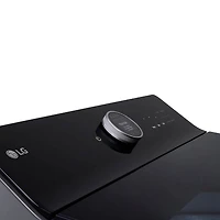 5.5 Cu. Ft. Matte Black Top Load High Efficiency Smart Washer with Built-In Faucet