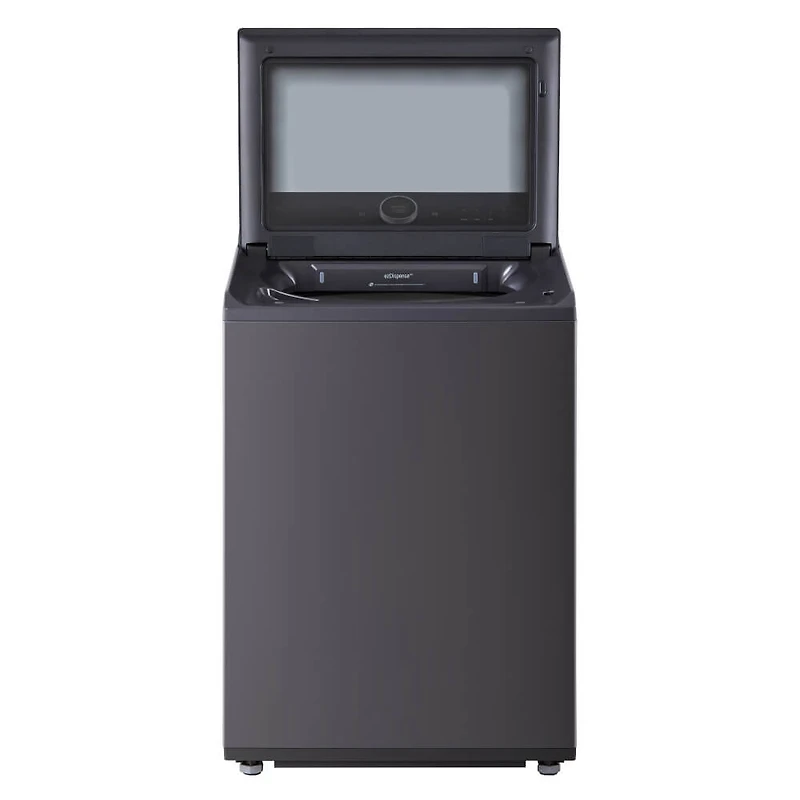 5.5 Cu. Ft. Matte Black Mega Capacity Smart Top Load High-Efficiency Washer with Built-In Faucet