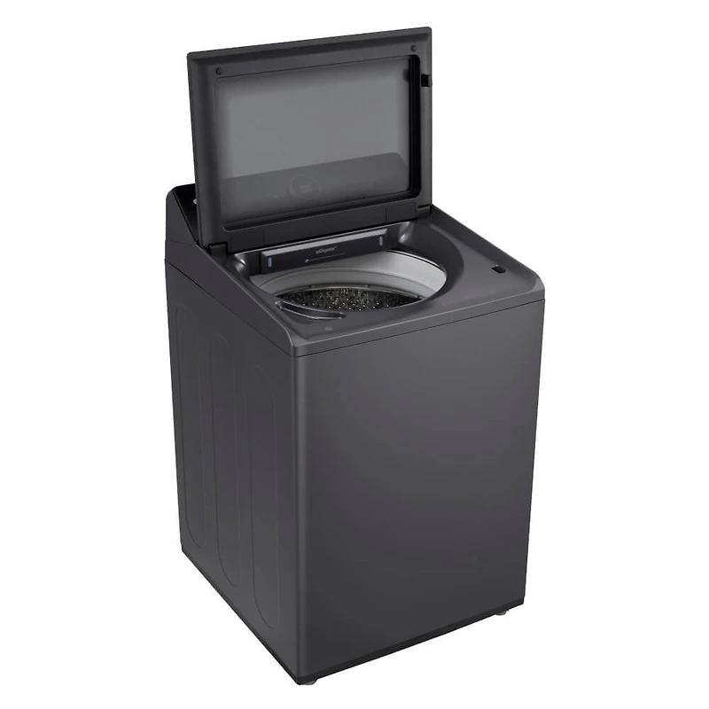 5.5 Cu. Ft. Matte Black Mega Capacity Smart Top Load High-Efficiency Washer with Built-In Faucet