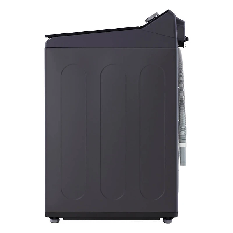 5.5 Cu. Ft. Matte Black Mega Capacity Smart Top Load High-Efficiency Washer with Built-In Faucet